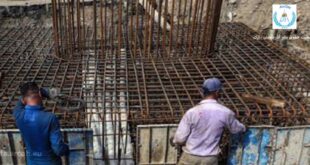 مصدومیت چهار کارگر بر اثر ریزش سقف مدرسه در حال ساخت در مهاباد