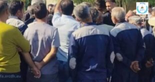 تجمع اعتراضی کارگران در خداآفرین در پی پرداخت‌نشدن مطالبات چندساله